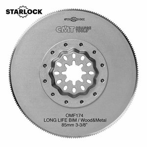 Multi-cutterl blade for wood and meta 85mm BiM Co8 Z1,27mm STARLOCK, CMT