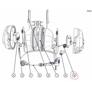 Peltor OMK53-03/SP PTT with cabels and molex 