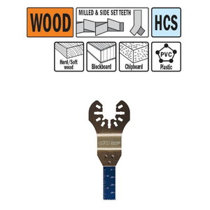 Multi-cutter blade for wood 10mm Z18TPI HCS, CMT