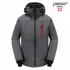 Softshell Jacket Orion rip-stop, grey 2XL, Pesso