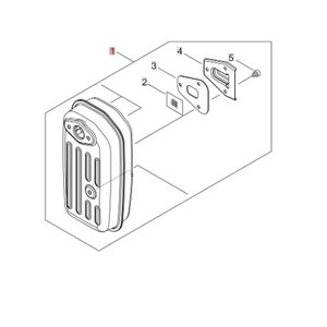 Muffler assy PB-5810T
