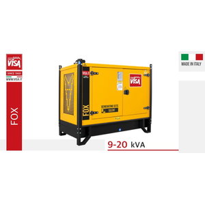 Generatorius VISA 13,1 kVA P14 FOX, ATS, su pagrindu 