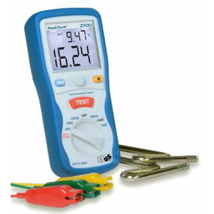 Earth Resistance Tester, 3 1/2-digit, PeakTech