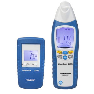 Cable Detector-Set consisting of a transmitter & receiver, PeakTech