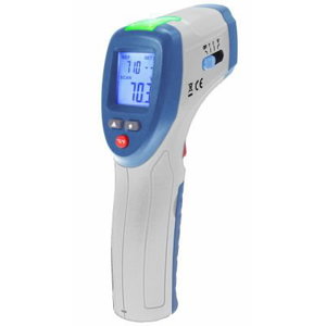 IR difference thermometer, -50...+380 C, LED color indic., PeakTech