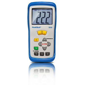 Digitālais termometrs, 1 kanāls 5110 -50°C līdz +1300°C, PeakTech