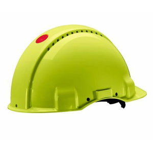 Ventilated 3M G3000 Safety Helmet Ratchet Uvicator White G3000NUV-VI 
