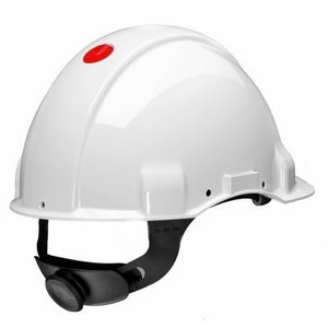 Helmet with el. isolation, without ventilation, white, 3M