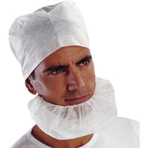 Chin/beard protector, whte, 100 pcs/dispenser, Delta Plus