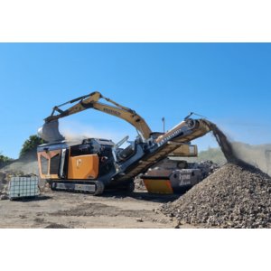 MI-11R Impact crusher with Screen & Recirc System
