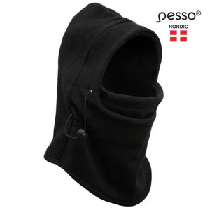 Müts silmaauguga Pskf balaclava, fliis, must, Pesso