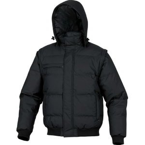 Winter jacket with hood, Randers, 2in1. black, L, Delta Plus