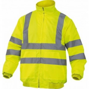 Hi.Vis. winter jacket Reno HV 2 in 1 yellow L, Delta Plus