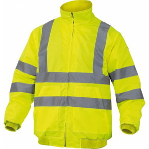 Hi-vis ziemas jaka Reno, 2in1, CL3, dzeltena, Delta Plus