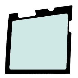 Door glass, lower, tempered for KUBOTA KX014-KX019 2011 -->