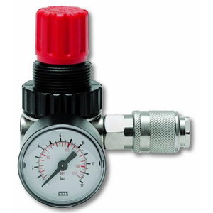 Pressure reducing valve with pressure gauge RP182R 1/4´´F 