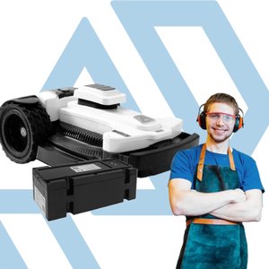 Mauriņa robota akumulatora pārbaude