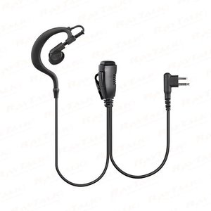 Hytera G-Shape Earpiece with Lapel PTT, 2-Pin Connector EM-2027/H2