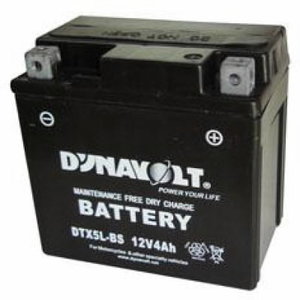 Battery for cycle 12V 4Ah YTX5L-BS 114x70x105 -+, Exide