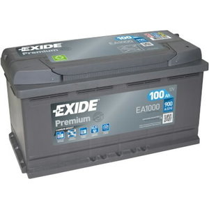 аккумулятор для запуска PREMIUM 100Ah 900A 353x175x190-+, EXIDE