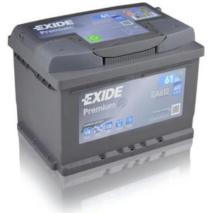 Akumuliatorius PREMIUM 61Ah600A 242x175x175 - +, Exide