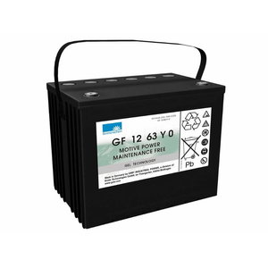 Battery  Sonnenschine 12V 63Ah GEL 261x171x210mm, Exide