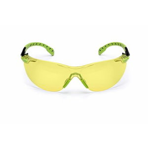 Apsauginiai akiniai žaliai/juodais rėmeliais geltoni, 3M