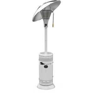 Āra terases gāzes sildītājs SAHARA 15kW white, Hipers