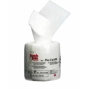 &Scaron;veitimo padukai balti 200mmx4m SB690 Scotch-Brite 6 vnt. 