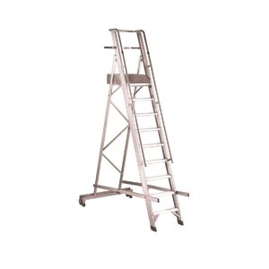 Mobile stocker`s ladder CASTELLANA 11 steps