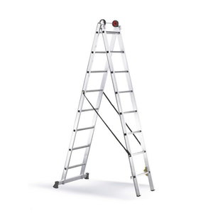 Roofladder 4,10m/7,15m 2x14 steps (+roof mounting kit) 