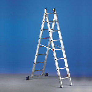 Combination ladder. LUXE 2, 8+9 steps, Svelt