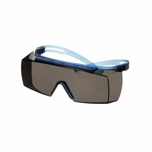 Overspectacles, Blue Temple, Scotchgard Anti-Fog, Grey Lens, 3M