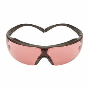 Protective eyewear, browgard, Scotchgard Anti-fog,vermillion SF422XSGAF-BLK