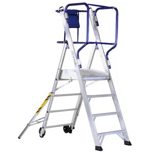 Mobile stocker`s ladder FLY 6 steps