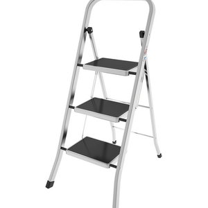 Kopėčios FURBO AL su apsaugiiniais turėklais, 3 pakopų