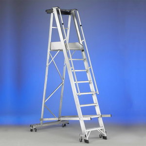 Mobile stocker`s ladder CASTELLANA MAXI 4WD 8 steps, Svelt