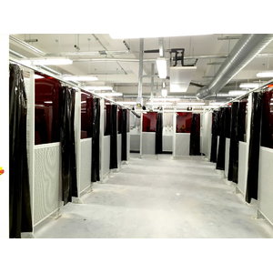 Welding booths with curtains, Cepro International BV