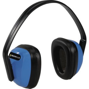 Ear Defenders, adjustable, blue/black SNR23dB, Delta Plus