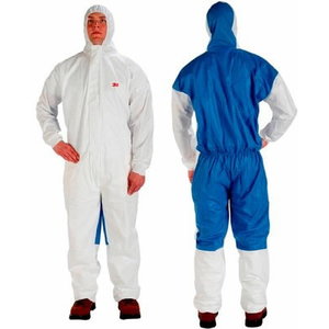 3M protective overall, 5/6  blue/white L, 3M