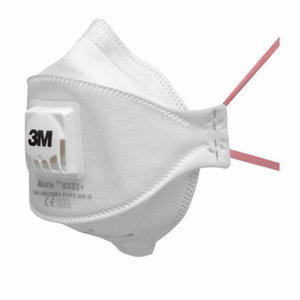 3M™ Aura™ -hiukkassuojain, FFP3, venttiilillinen, 9332+ FFP3, 3M