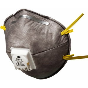 3M™ Erityishiukkassuojain, FFP1, venttiilillinen, Hiili, 3M