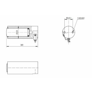 Track adjuster tensioner CASE 