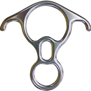 SAFETY FIGURE OF EIGHT IN ALUMINIUM 