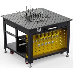 Suvirinimo stalas Rhino Cart 1200x1200x910mm su tvirtinimo priedais 66vnt.