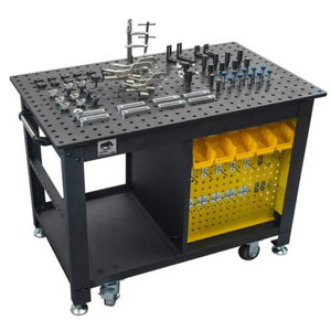 Welding table set Rhino Cart with fixturig kit (incl.66 pcs) 