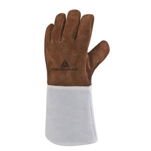 Gloves, heat-resistant for welders,cowhide 10, Delta Plus