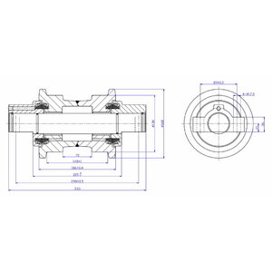 Track roller, lower 