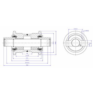 Track roller, lower DuraTrack