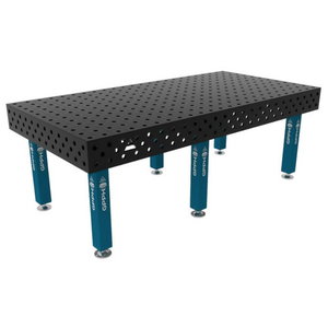 Suvirinimo stalas Pro 2400x1200mm, plienas, apkrova 4200kg 